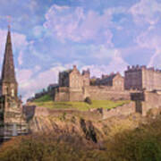 The Castle Of Edinburgh Art Print