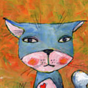 The Cat's Meow Art Print