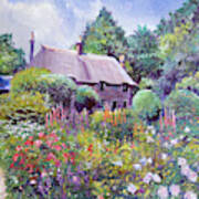 The Cotswold Cottage Garden Art Print