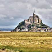 The Country Side Of Mont Saint Michel  - France Art Print