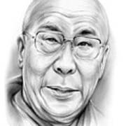 The Dalai Lama Art Print