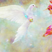 The Dove And The Fairy Art Print