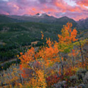 The End Of Autumn - Rocky Mountain National Park Art Print