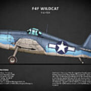 The F4f Wildcat Art Print