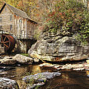 The Glade Creek Grist Mill, West Virginia, Usa Art Print