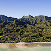 The Idyllic Rarotonga Island, Part Of The Cook Islands, In The P Art Print