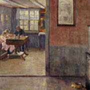 The Kitchen In Smestad, 1903-04 Art Print