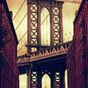 The Manhattan Bridge Art Print
