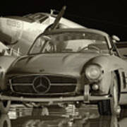 The Mercedes 300sl Gullwing Is The Most Desirable Classic Car Art Print