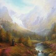 The Misty Mountains Art Print