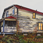 The Old Quesnel Homestead Art Print