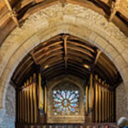 The Organ The Chapel St Michael's Mount Cornwall England Art Print