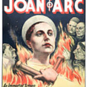 The Passion Of Joan Of Arc Movie Promotional Ad - 1929 Art Print