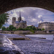The Photographer In Notre Dame Art Print