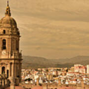 The Rooftops Of Malaga 2 Art Print