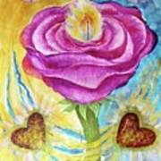 The Rose And Its Thorns Love The Whole Self Art Print
