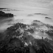 The Seven Sisters, Low Tide Art Print