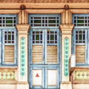 The Singapore Shophouse 33 Art Print