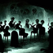 The Skeleton Orchestra, 03 Art Print