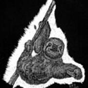 The Sloth Art Print