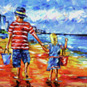 The Two Of Us On The Beach Art Print