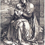 The Virgin And Child Art Print