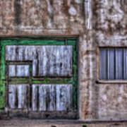 The Weathered Door Art Print