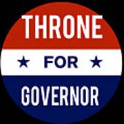 Throne For Governor Art Print