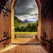Through The Arched Door Art Print