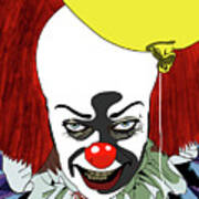 Tim Curry Pennywise It Art Print