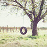 Tire Swing Art Print