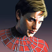 Tobey Maguire Art Print