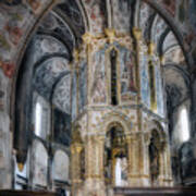 Tomar - Interior Of The Round Church Art Print