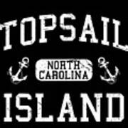 Topsail Island North Carolina Art Print