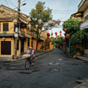 Traveling In Hoi An Ancient Town Art Print