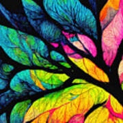 Tree Leaves Art Print