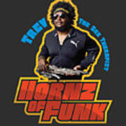 Trev The Sax Therapist Hornz Of Funk Art Print