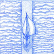 True Sail- Blue Art Print