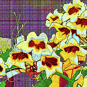 Trumpet Flowers At Ocmulgee Art Print