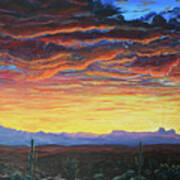 Tucson Sunset Art Print