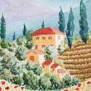 Tuscan Hills Art Print