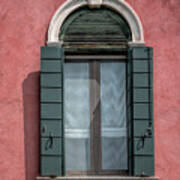 Tuscany Weathered Window Art Print