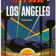 Twa-los_angeles Travel Poster. Art Print