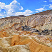 Twenty Mule Team Canyon Death Valley Art Print