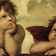 Two Cherubs Art Print