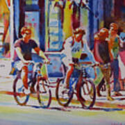 Two Go Cycling-g.berry #89 Art Print