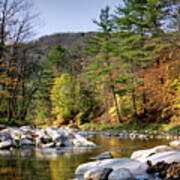 Under Moxley Covered Bridge Art Print