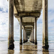 Under The Pier Art Print