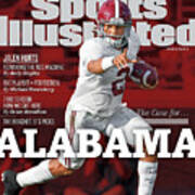 University Of Alabama Qb Jalen Hurts, 2016-17 College Football Playoffs Preview Issue Cover Art Print