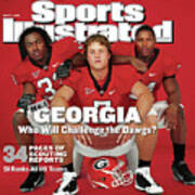 University Of Georgia, 2008 College Football Preview Issue Cover Art Print